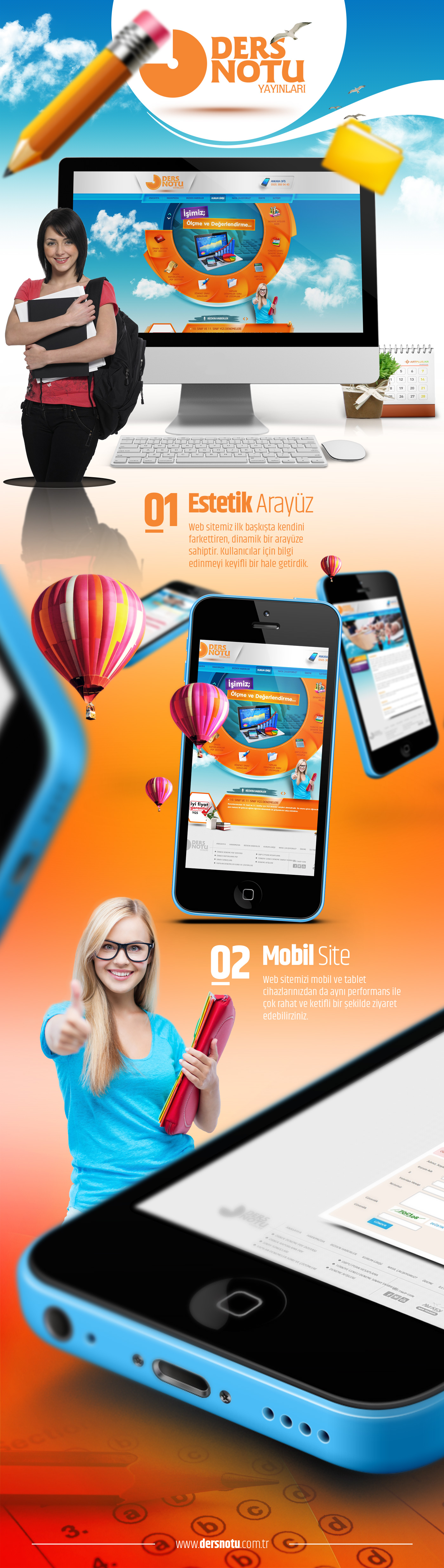 
	Ders Notu Yayınları i&ccedil;in hazırlamış olduğumuz kurumsal &ouml;zg&uuml;n aray&uuml;z tasarımı ve i&ccedil;erik y&ouml;netim sistemi.
