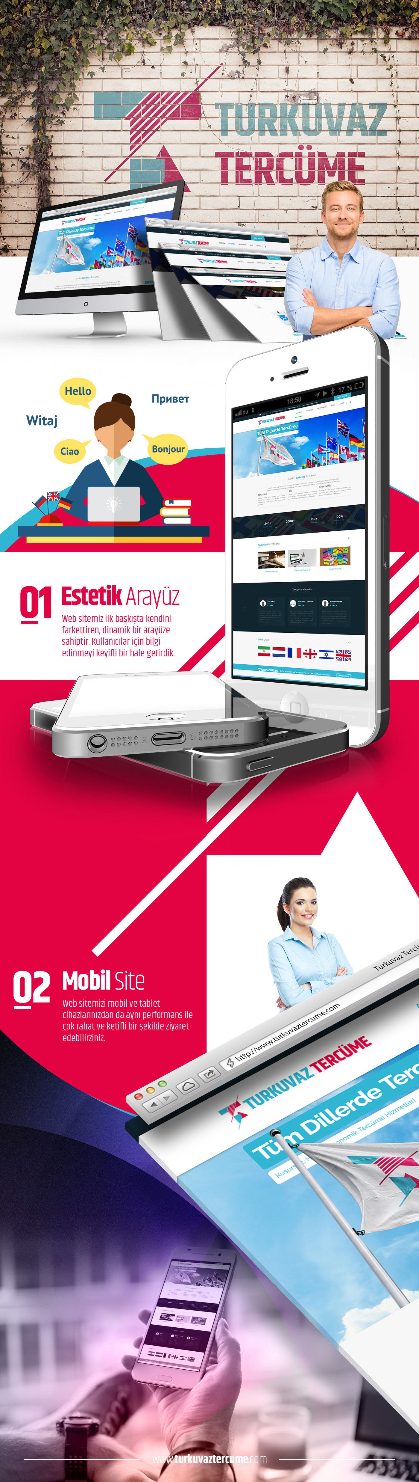 
	Turkuvaz Terc&uuml;me i&ccedil;in hazırlamış olduğumuz kurumsal &ouml;zg&uuml;n aray&uuml;z tasarımı ve i&ccedil;erik y&ouml;netim sistemi.
